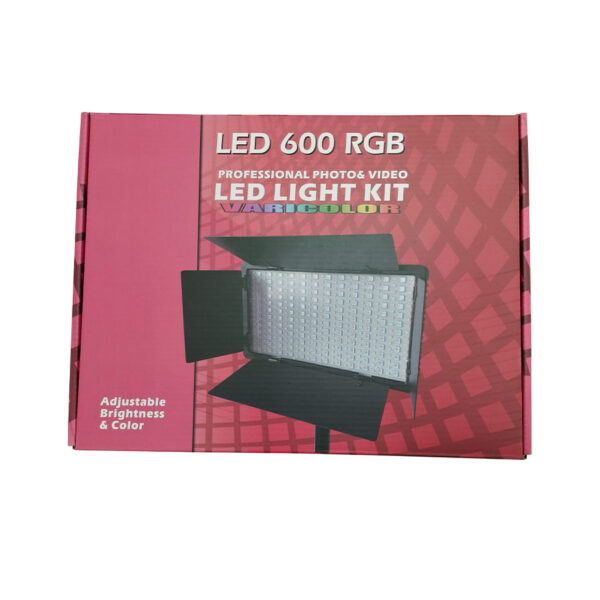 نورثابت ال ای دی مدل led-rgb600 با باطری و شارژر